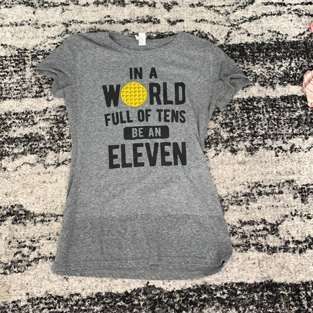 Stranger Things graphic tee.